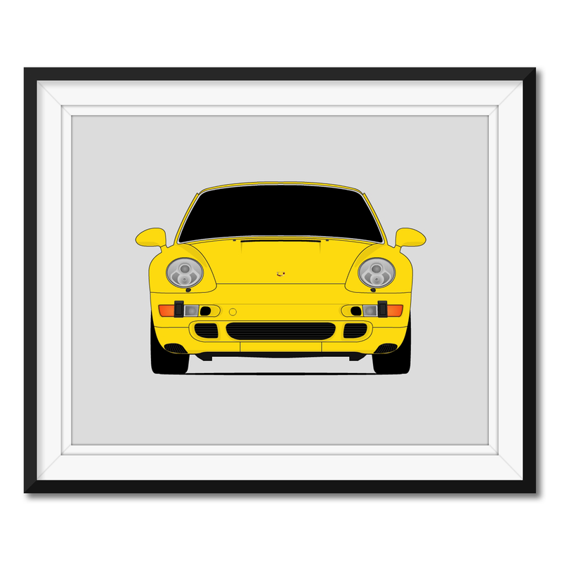 Porsche 911 Turbo (1995-1998) 993 Poster