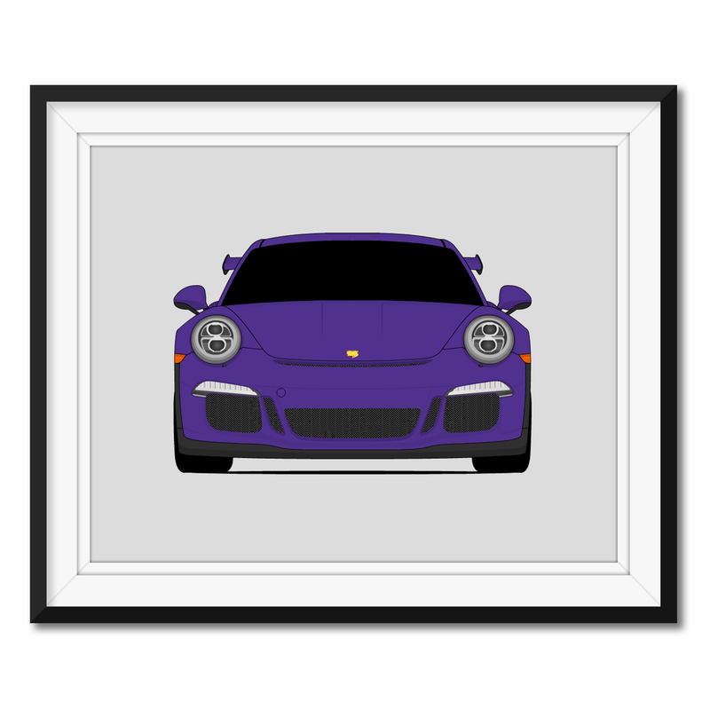Porsche 911 GT3 RS (2013-2016) 991.1 Poster