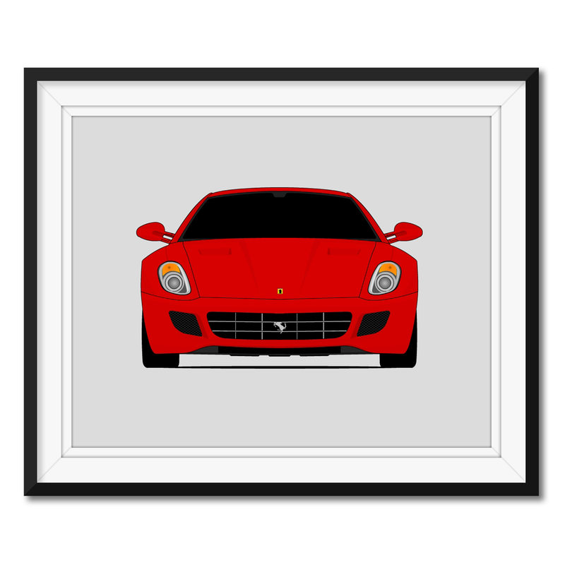 Ferrari 599 GTB Fiorano (2006-2012) Poster