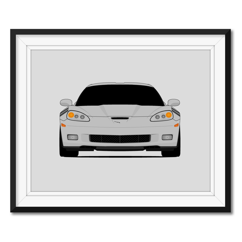 Chevy Corvette Grand Sport C6 (2010-2013) Poster