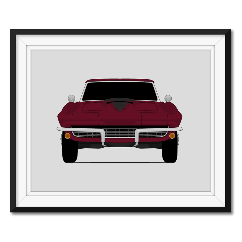 Chevy Corvette C2 (1967) Poster