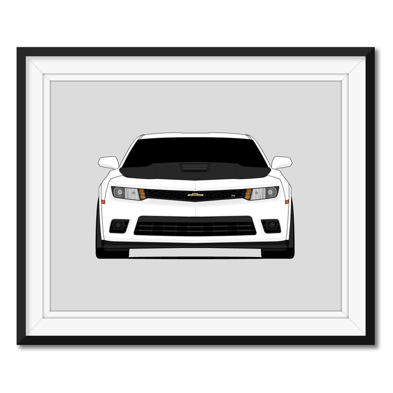 Chevy Camaro SS 1LE (2013-2015) Gen 5 Poster