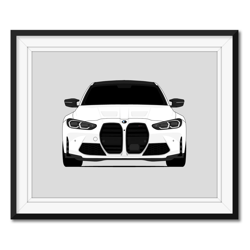 BMW M3 G80 (2021-Present) Poster