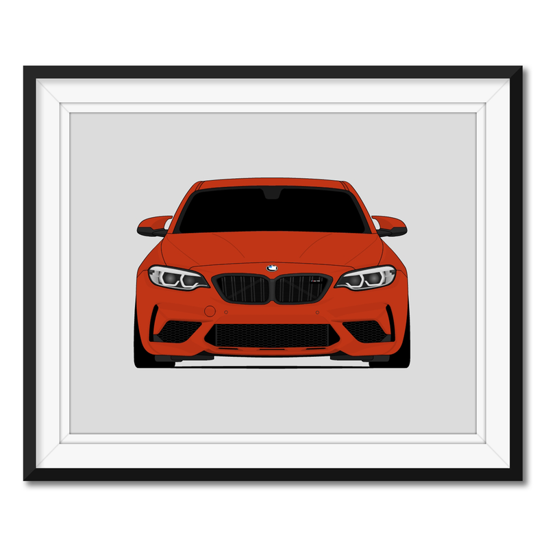 BMW M2 F87 (2019-2022) Facelift Poster