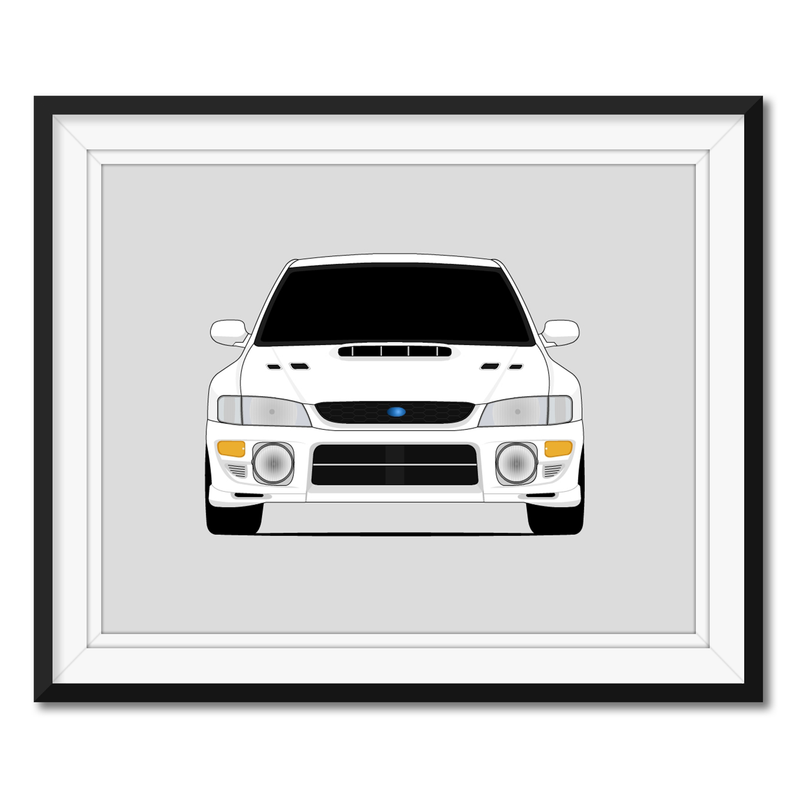 Subaru WRX G1 (1992-2000) 1st Generation Poster