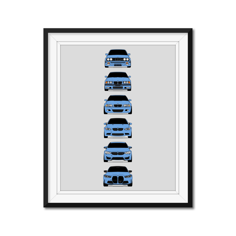 BMW M3 Generations (More Color Combinations)