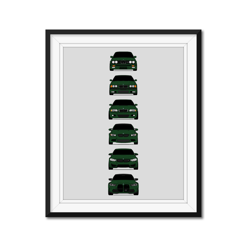 BMW M3 Generations (More Color Combinations)