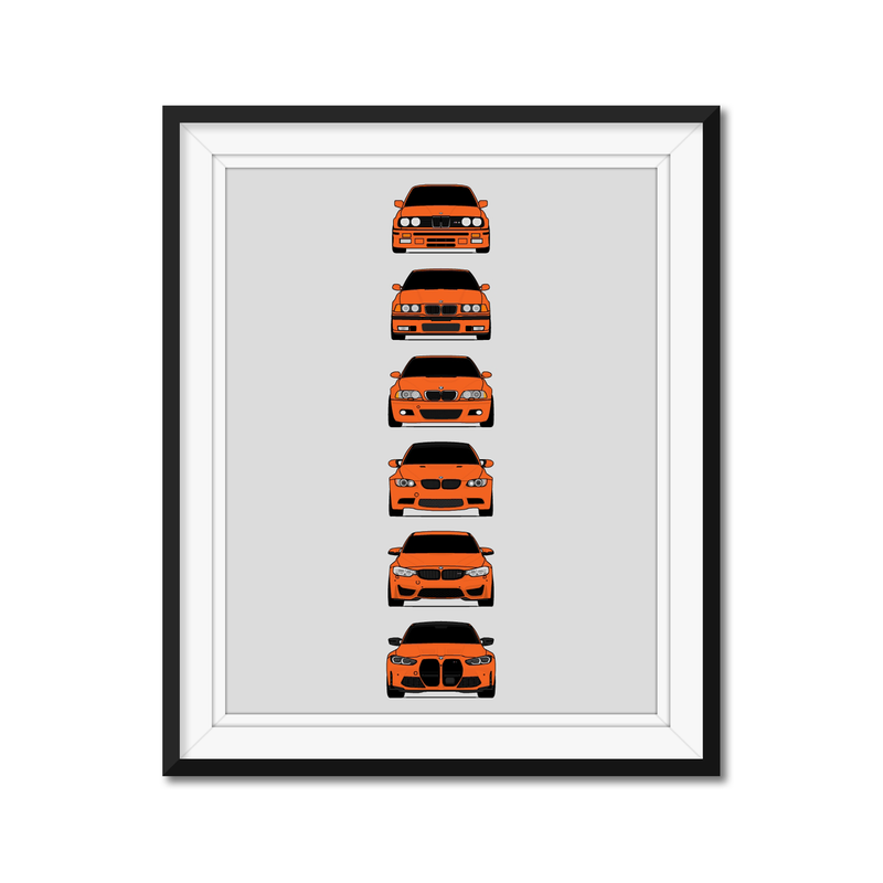 BMW M3 Generations (More Color Combinations)