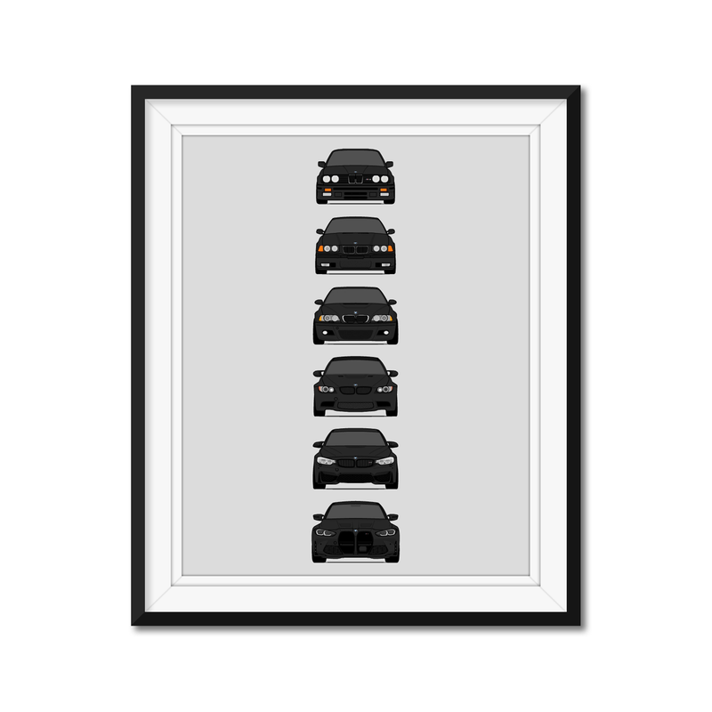BMW M3 Generations (More Color Combinations)