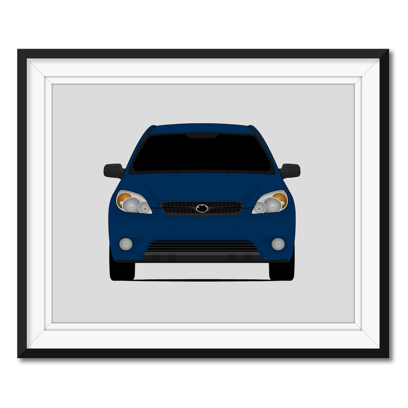 Toyota Matrix (2003-2008) 1st Generation Poster