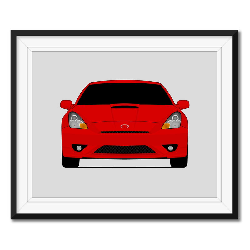 Toyota Celica T230 (1999-2006) 7th Generation Poster