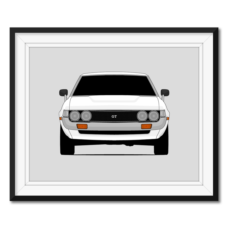 Toyota Celica GT A20, A30 (1970-1977) 1st Generation Poster