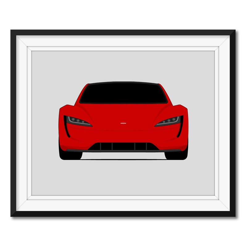 Tesla Roadster (2026-Present) 2nd Generation Poster