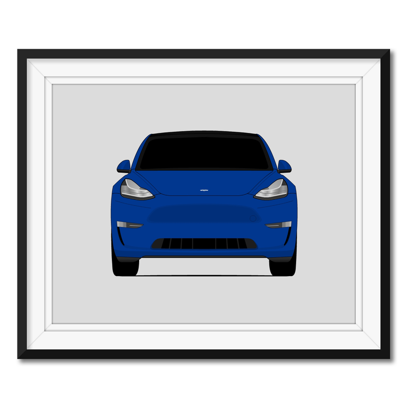 Tesla Model Y (2020-Present) Poster