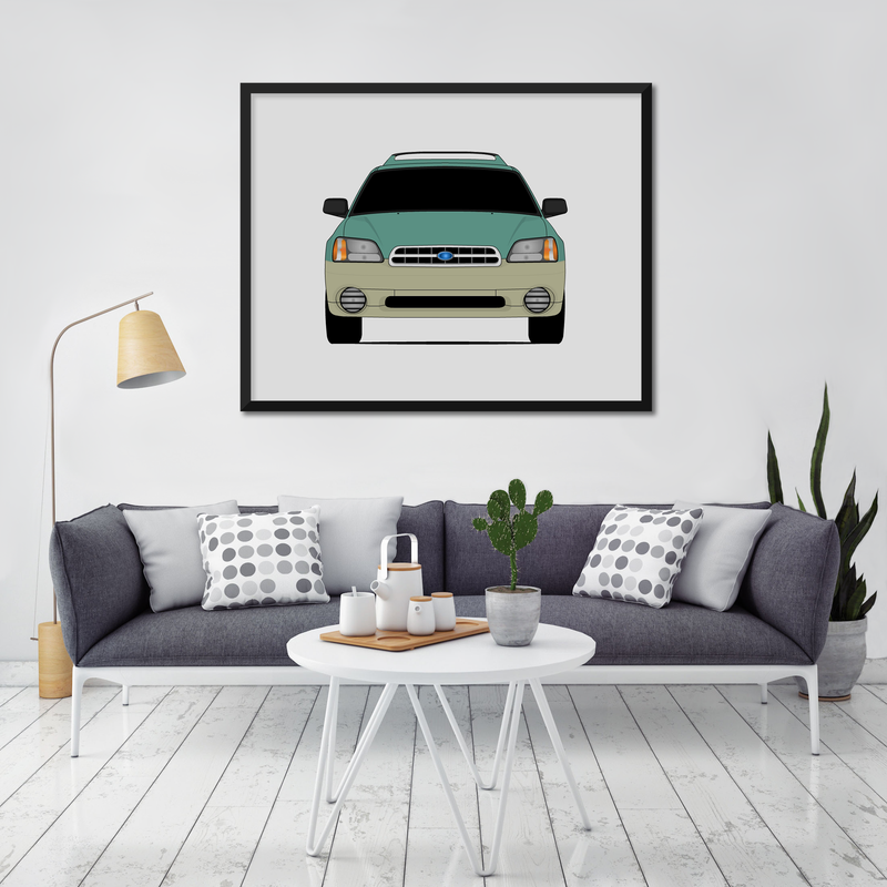 Subaru Outback (2000-2004) 1st Generation Poster