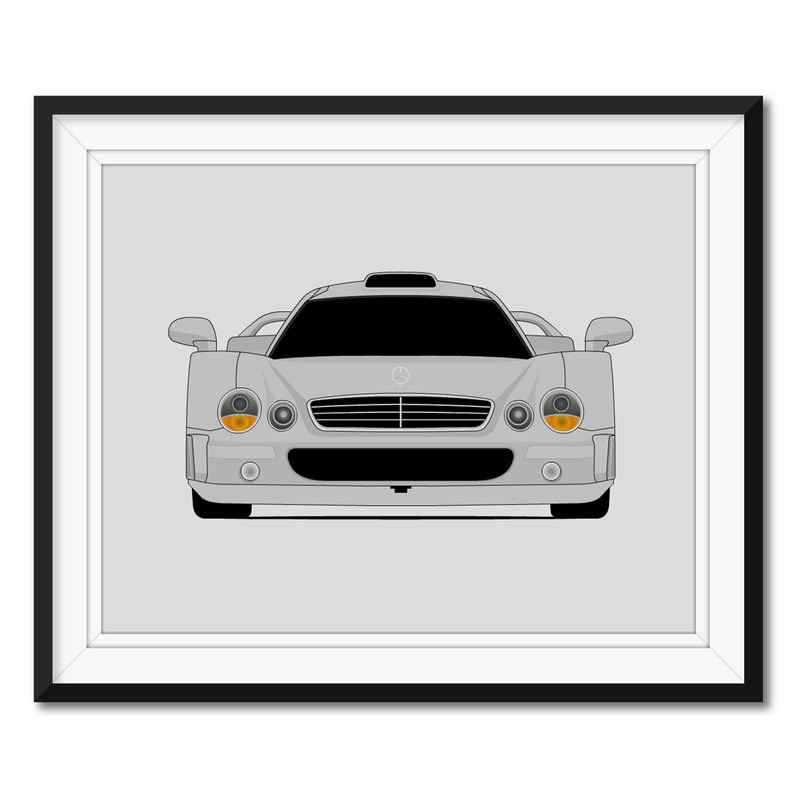 Mercedes-Benz CLK GTR (1998-1999) Poster