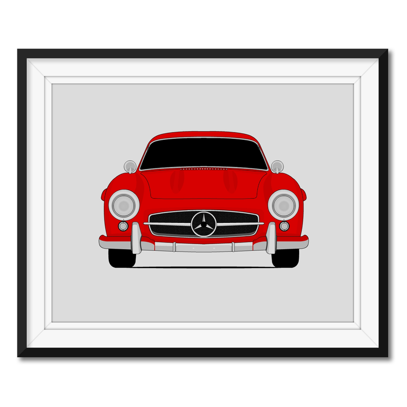 Mercedes-Benz 300SL Gullwing (1954-1957) Poster