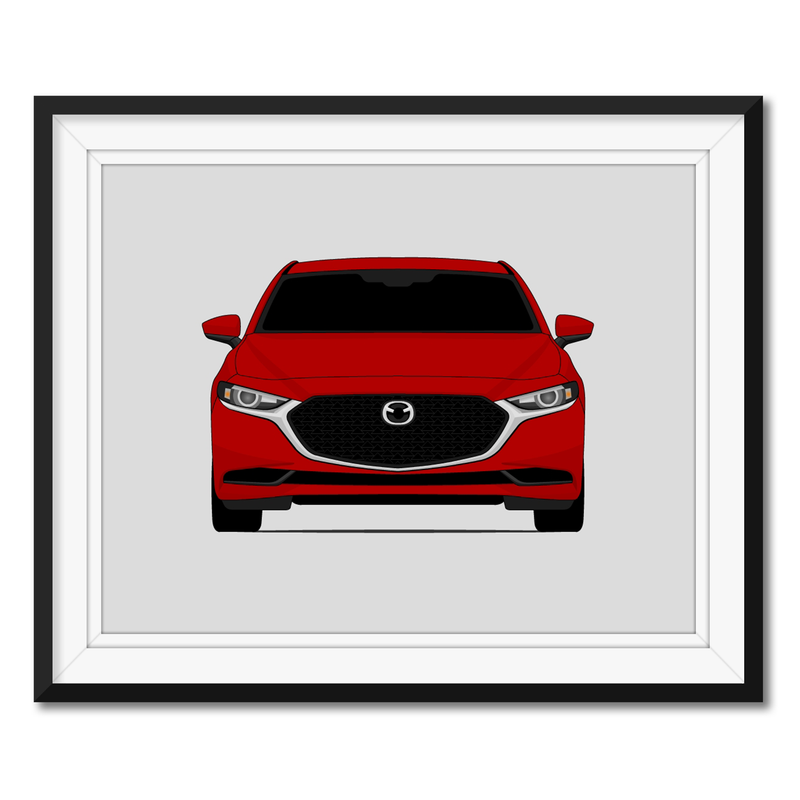 Mazda 3 BP (2019-Present) 4th Generation Poster