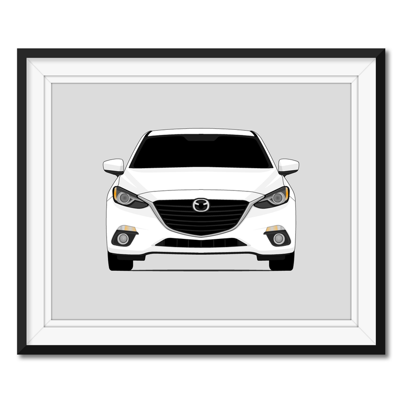 Mazda 3 BM (2014-2016) 3rd Generation Poster