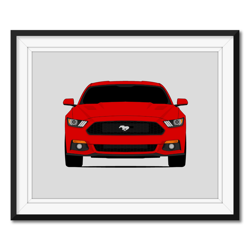 Ford Mustang GT (2015-2017) S550 Poster