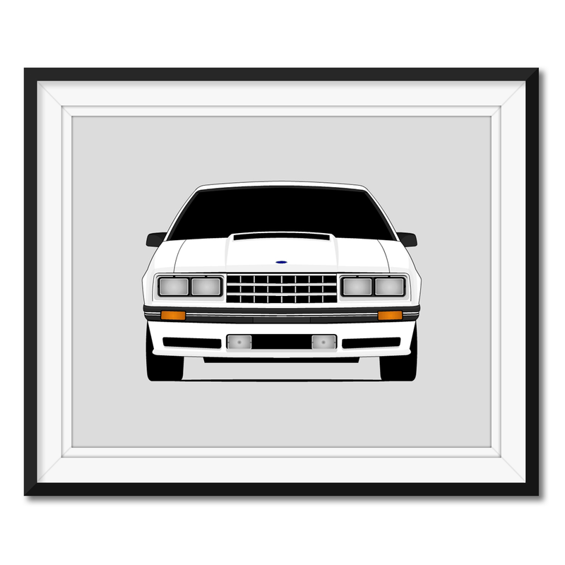 Ford Mustang (1979-1982) Fox Body Poster