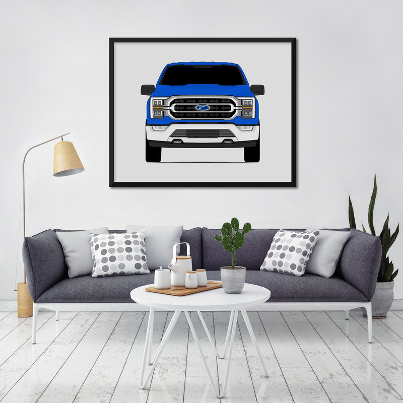 Ford F-150 XL XLT (2021-2023) 14th Generation Poster