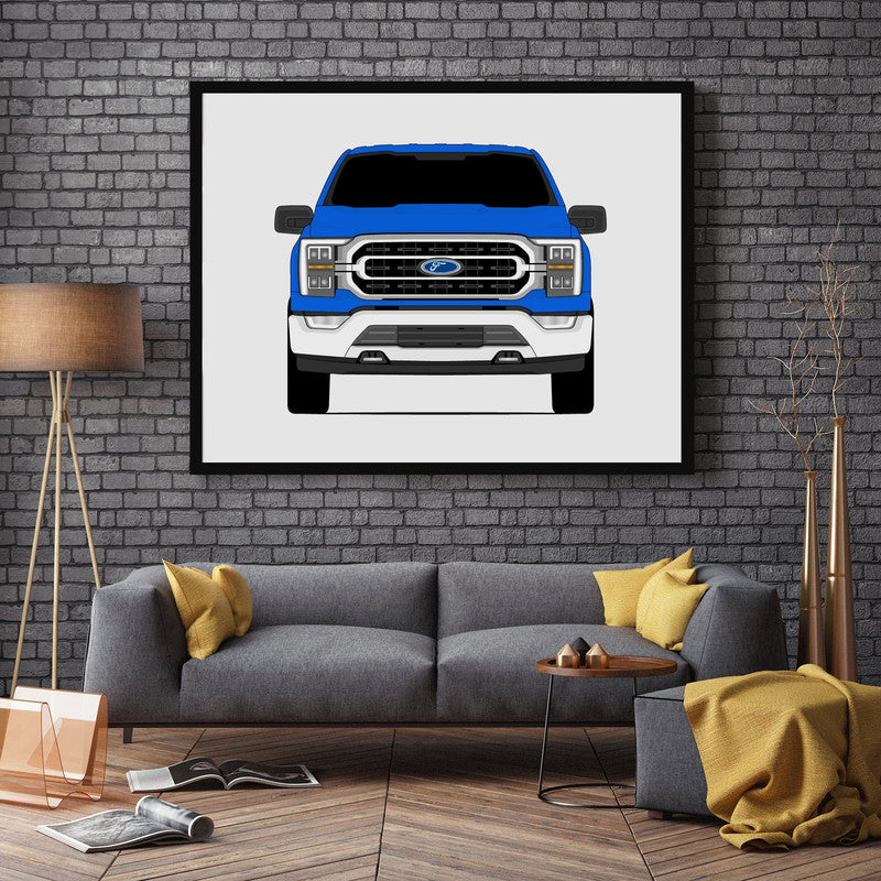 Ford F-150 XL XLT (2021-2023) 14th Generation Poster
