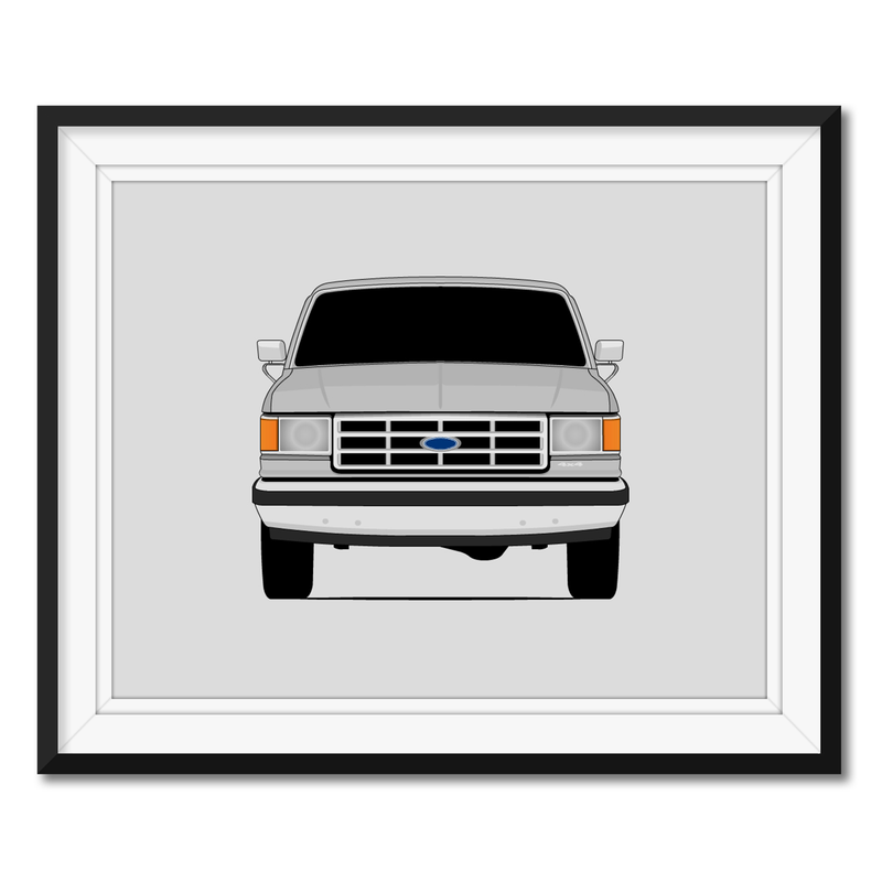 Ford F-150 (1987-1991) 8th Generation Poster