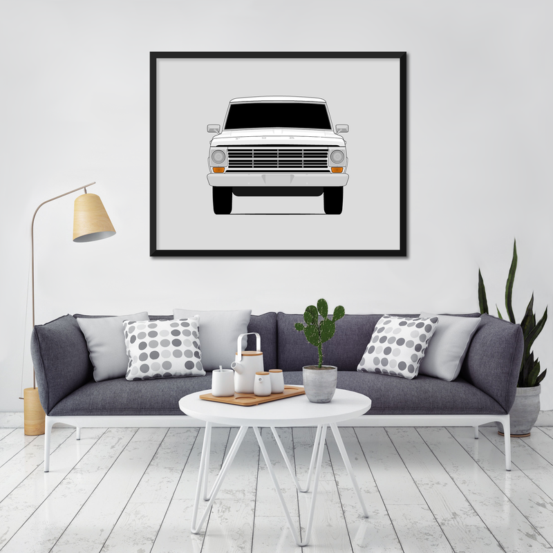 Ford F-100 (1967-1972) 5th Generation Poster
