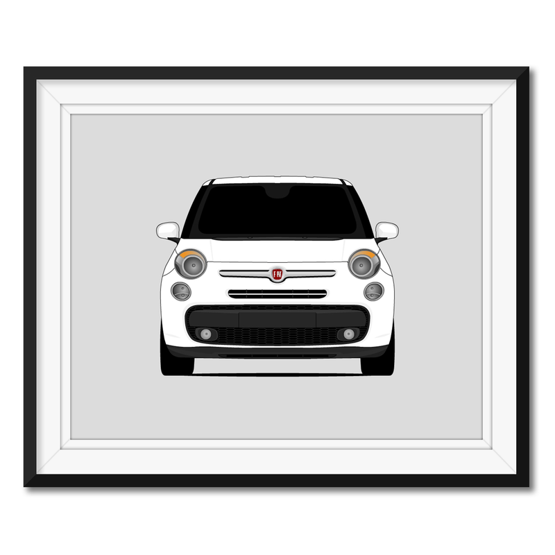 Fiat 500L (2012-2017) Poster