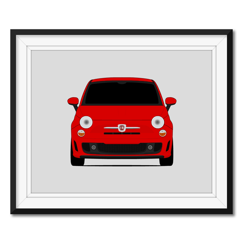 Fiat 500 (Turbo) (2013-2019) Poster