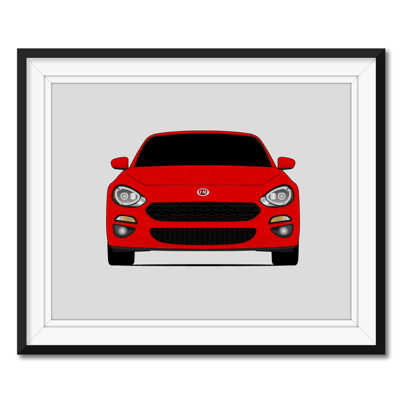 Fiat 124 Spider (2017-2020) Poster