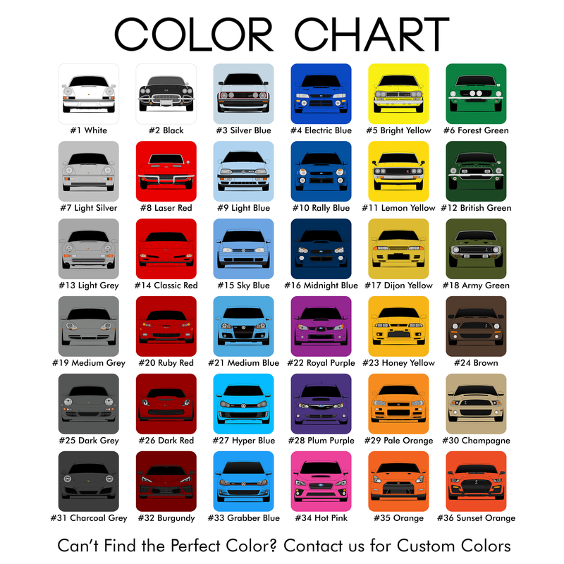 Jaguar F-Type X152 (2013-2019) Sports Car Coupe Poster