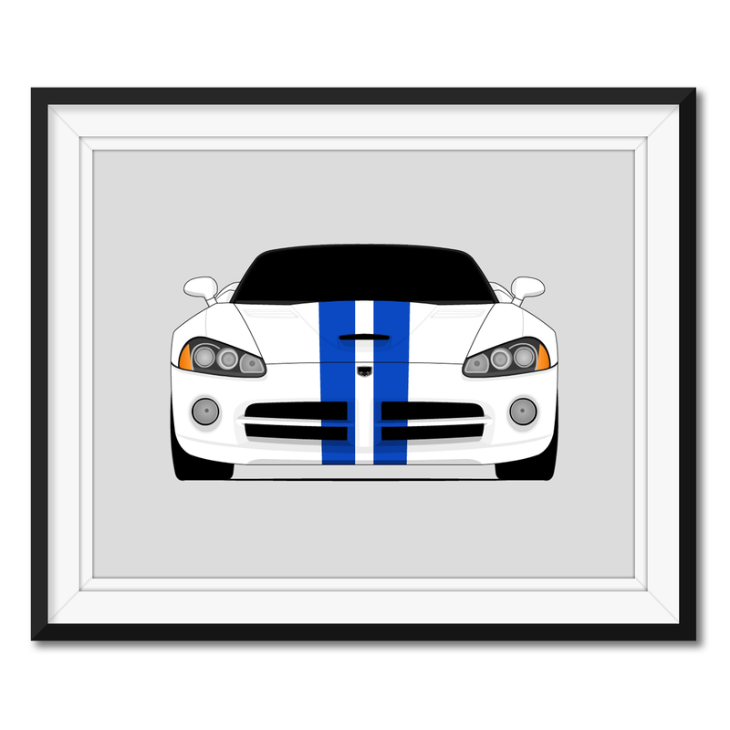 Dodge Viper ZB I (2003-2007) 3rd Generation Poster