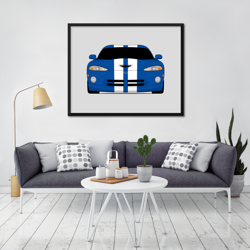 Dodge Viper SR II (1996-2002) 2nd Generation Poster