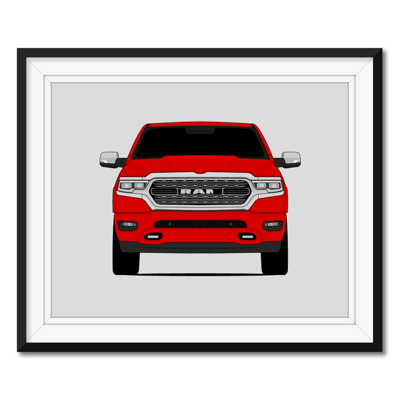 Dodge Ram 1500 (2020-Present) 5th Generation Poster