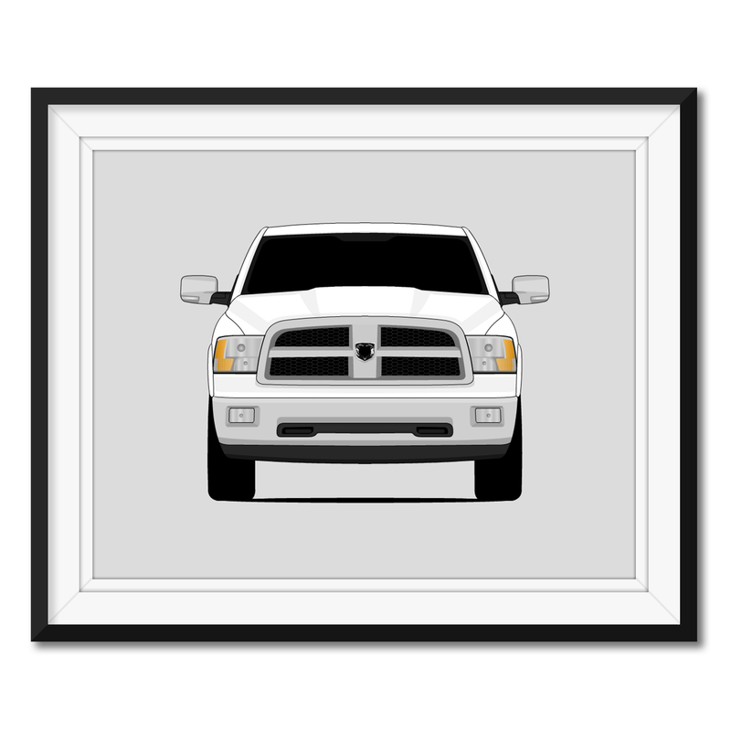 Dodge Ram 1500 (2009-2012) 4th Generation Poster