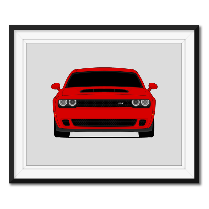 Dodge Challenger Demon (2017-2018) Gen 3 Poster