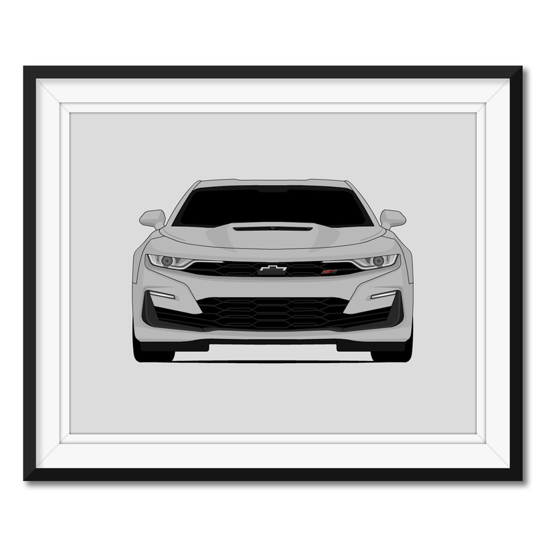 Chevy Camaro SS (2020-2023) Gen 6 Poster