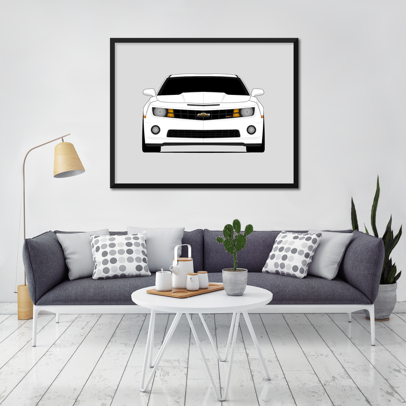 Chevy Camaro SS (2010-2013) Gen 5 Poster