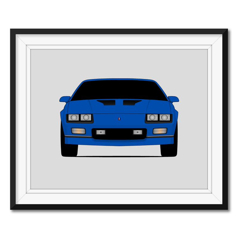 Chevy Camaro IROC-Z (1985-1992) Gen 3 Poster