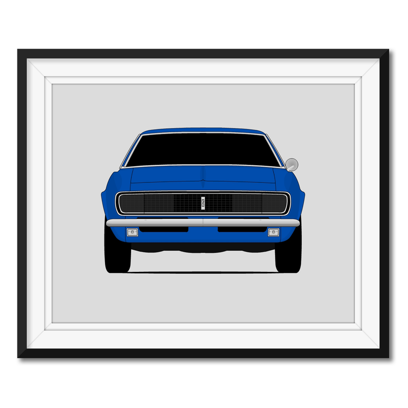 Chevy Camaro RS (1967) Gen 1 Poster