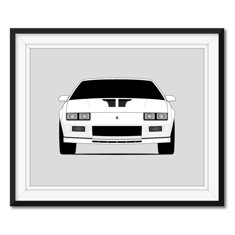 Chevy Camaro (1982-1984) Gen 3 Poster