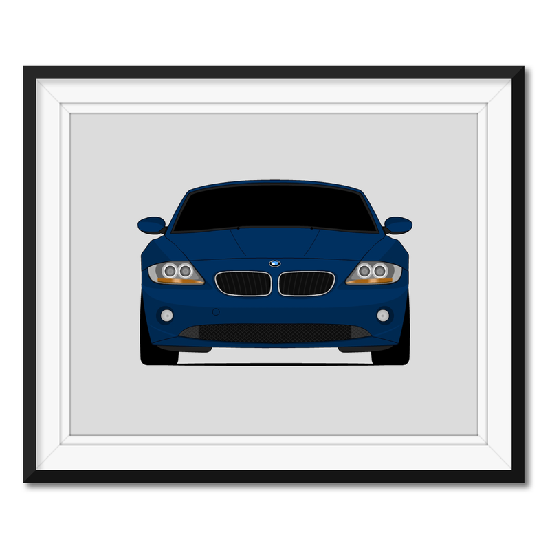 BMW Z4 E85 E86 (2002-2005) Poster