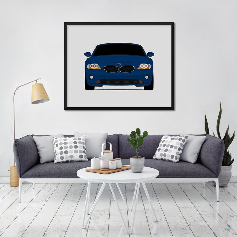 BMW Z4 E85 E86 (2002-2005) Poster