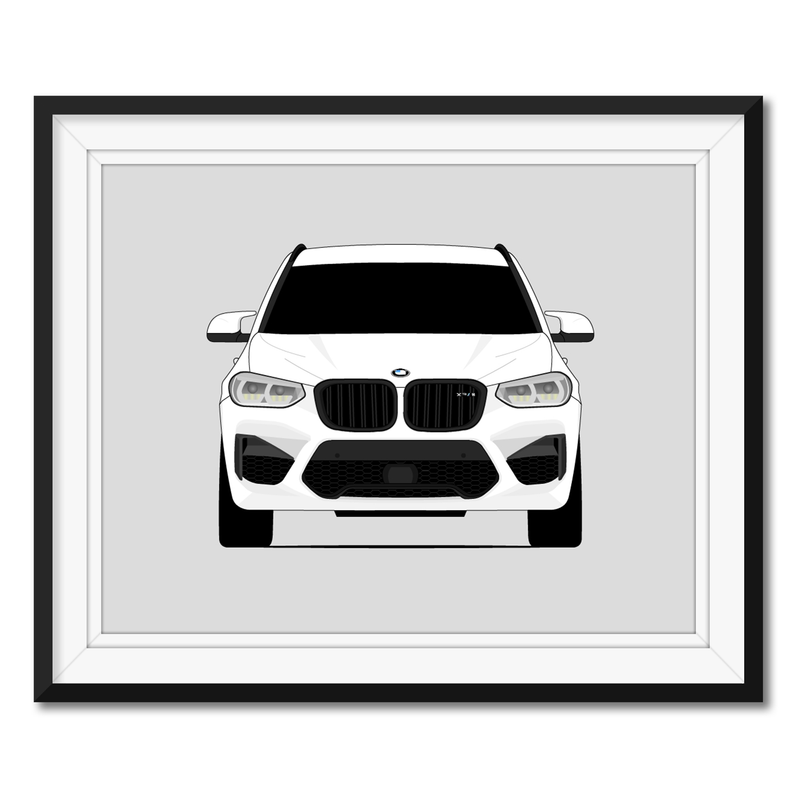 BMW X3M F97 (2020-2021) Poster
