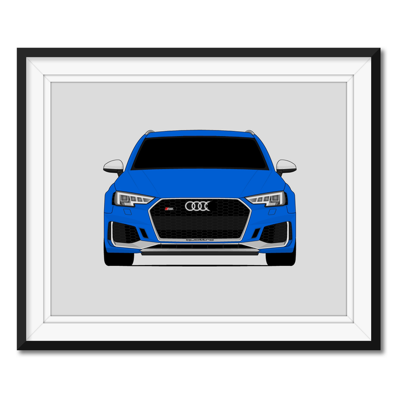 Audi RS4 B9 (2018-Present) Poster