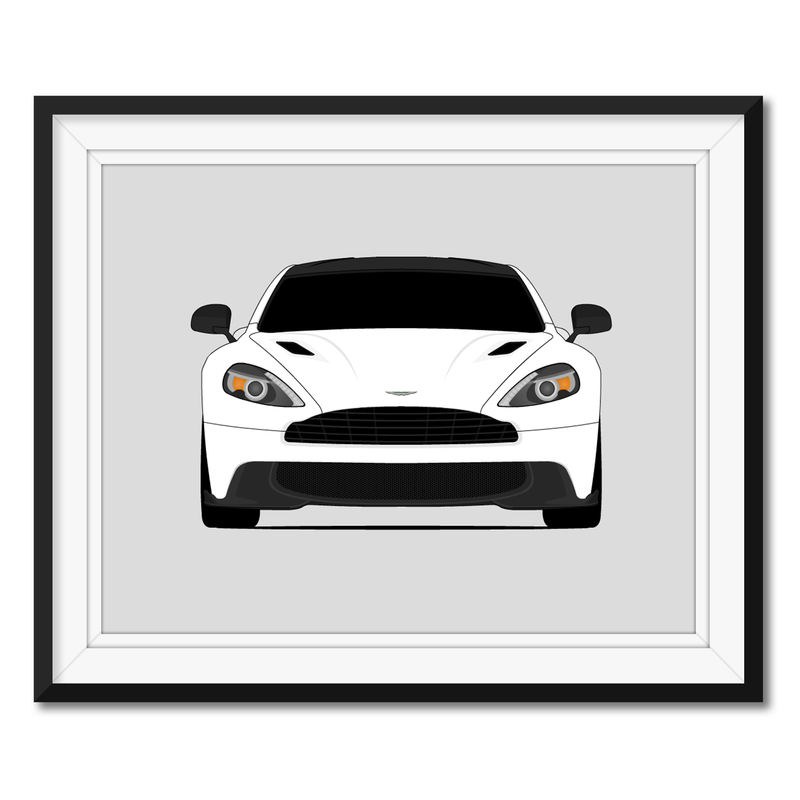 Aston Martin Vanquish (2012-2018) 2nd Generation Poster