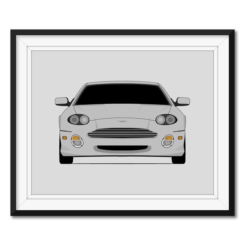 Aston Martin DB7 (1994-2003) Poster