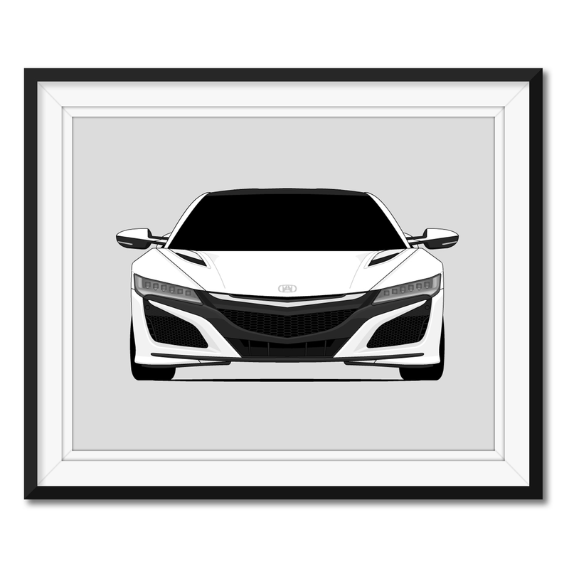 Honda NSX NC1 (2016-2021) Poster